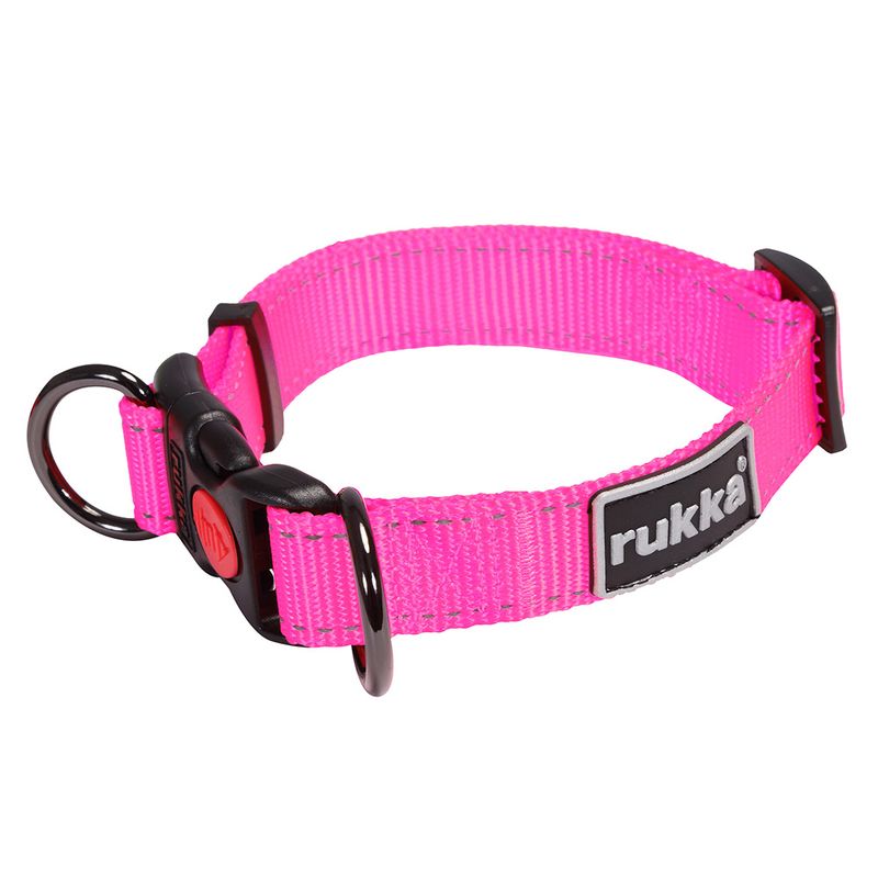 Bitiba Collare Rukka® Bliss Neon - rosa fluo