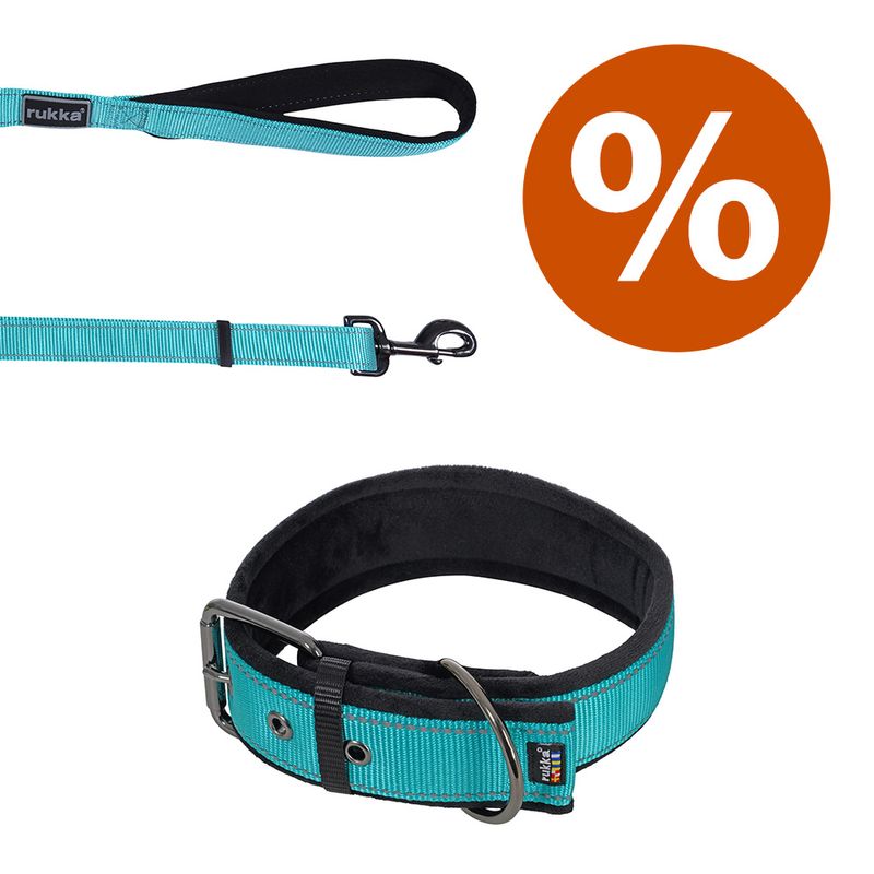 Bitiba Set Rukka®: collare Form Soft e guinzaglio Bliss Sconto