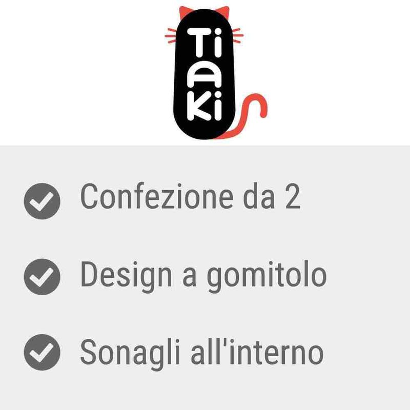 Bitiba TIAKI Set di gomitoli per gatti design invernale Vendite Flash