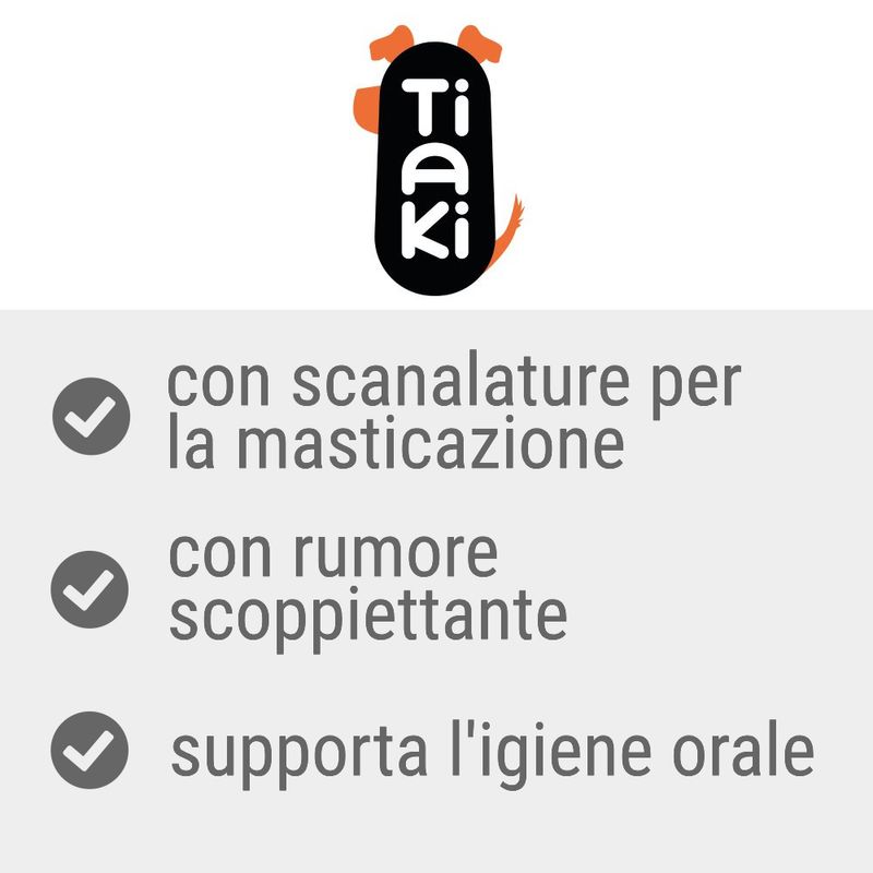 Bitiba TIAKI Bottiglia giocattolo da masticare Nuova