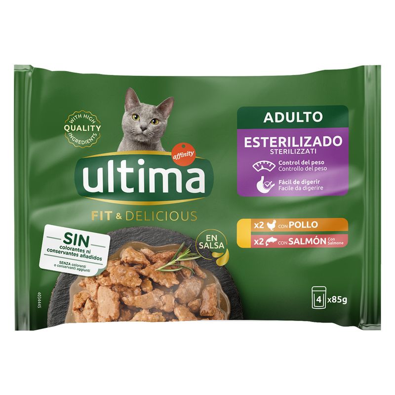 Bitiba Ultima Cat Sterilized 48 x 85 g Alimento umido per gatti