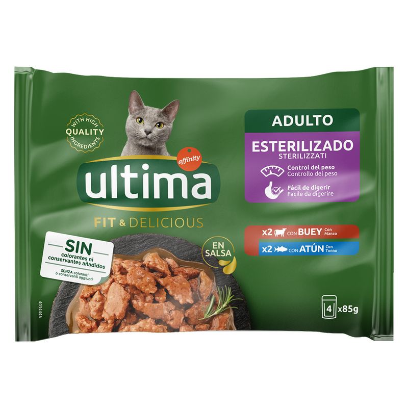 Bitiba Ultima Cat Sterilized 48 x 85 g Alimento umido per gatti Promozione