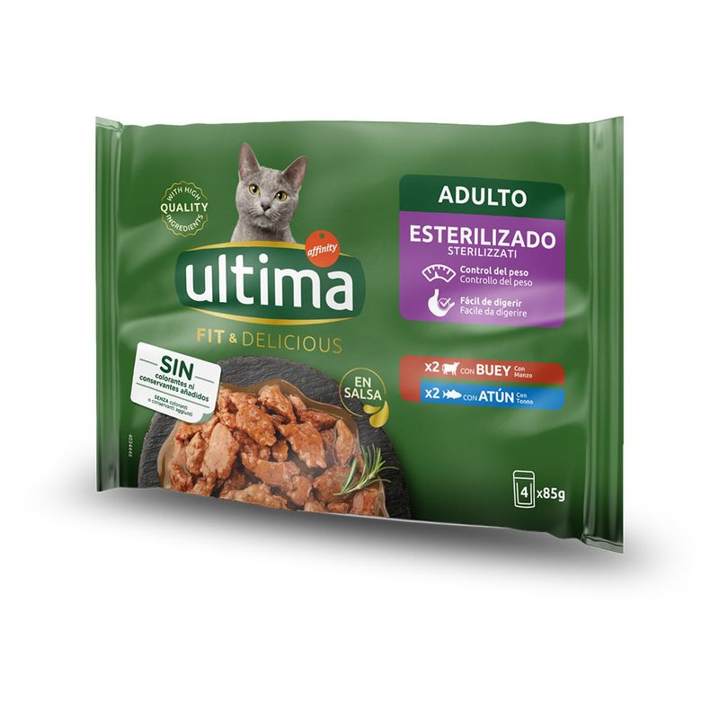 Bitiba Ultima Cat Sterilized 48 x 85 g Alimento umido per gatti Promozione