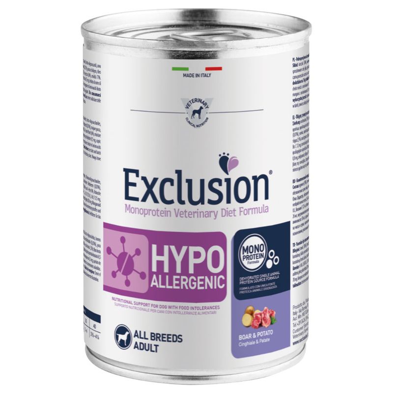 Bitiba Fai scorta Exclusion Diet Hypoallergenic 12 x 400 g Qualità Garantita