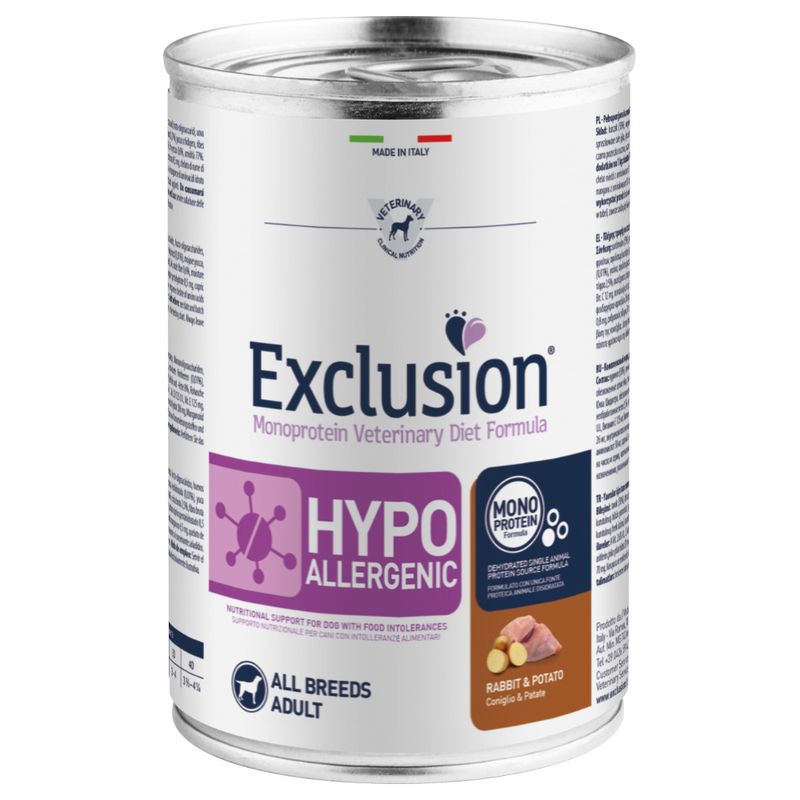 Bitiba Fai scorta Exclusion Diet Hypoallergenic 12 x 400 g Qualità Garantita