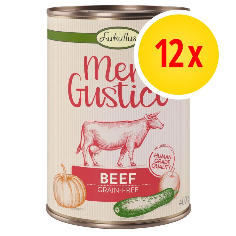 Bitiba Fai scorta Lukullus Menu Gustico - Senza cereali 12 x 400 g Promozione Limitata