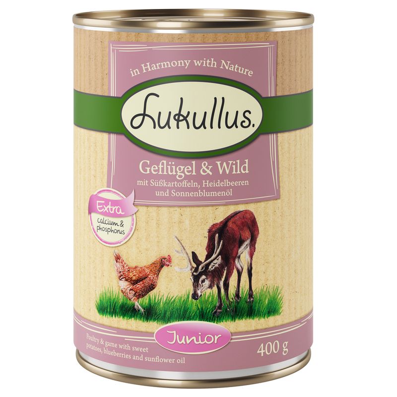 Bitiba Fai scorta Lukullus Junior 24 x 400 g Affare Del Giorno