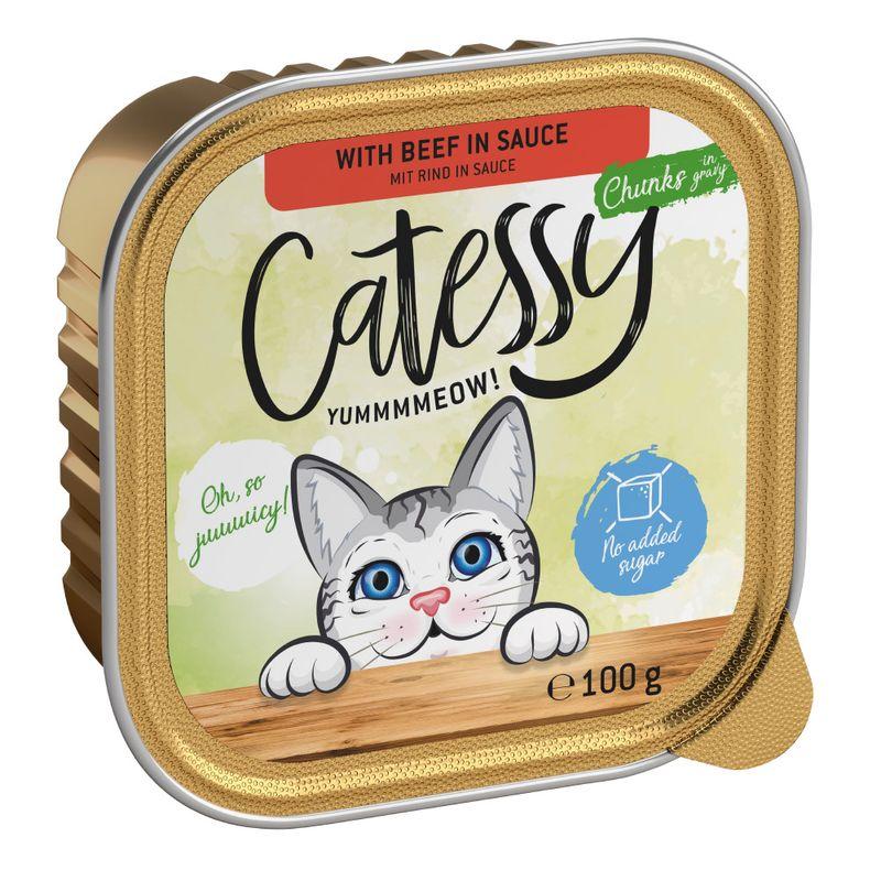 Bitiba Catessy Vaschette Pacco misto 64 x 100 g Umido per gatto Convenienza