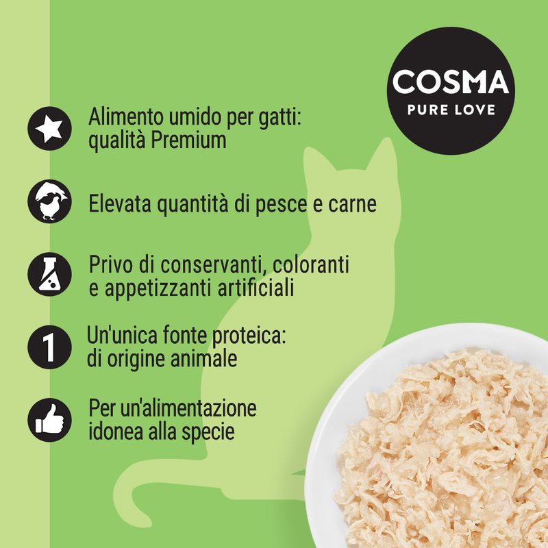 Bitiba Fai scorta Cosma Original in gelatina 12 x 400 g Sconto