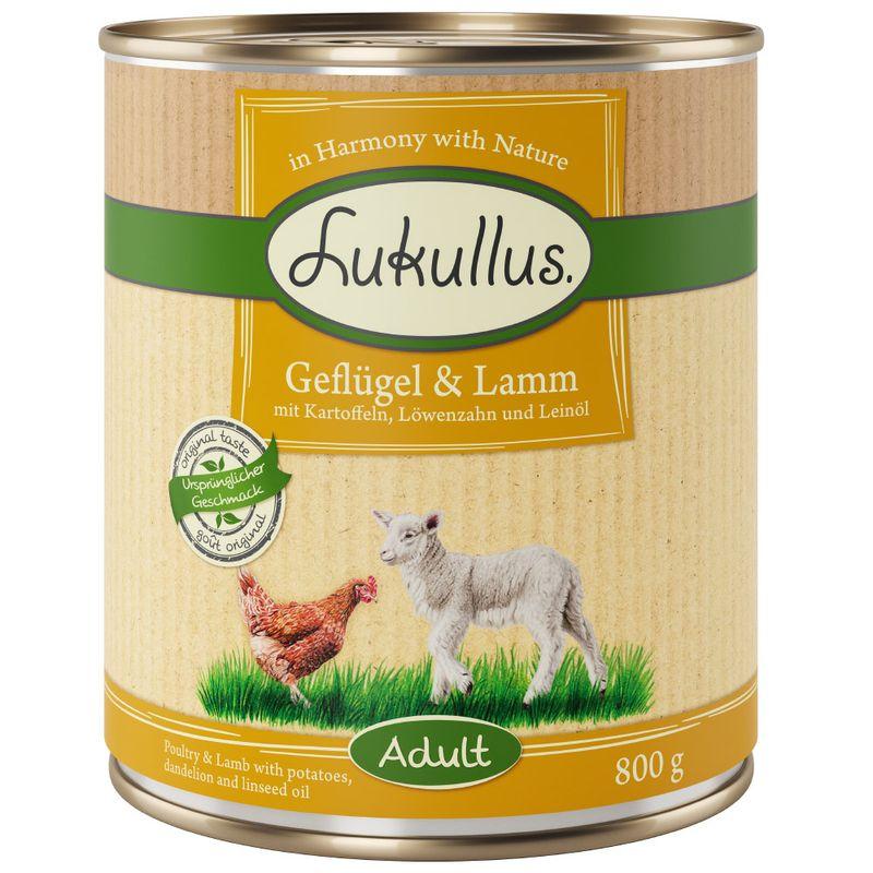 Bitiba Lukullus 24 x 800 g Alimento umido per cani Offerta