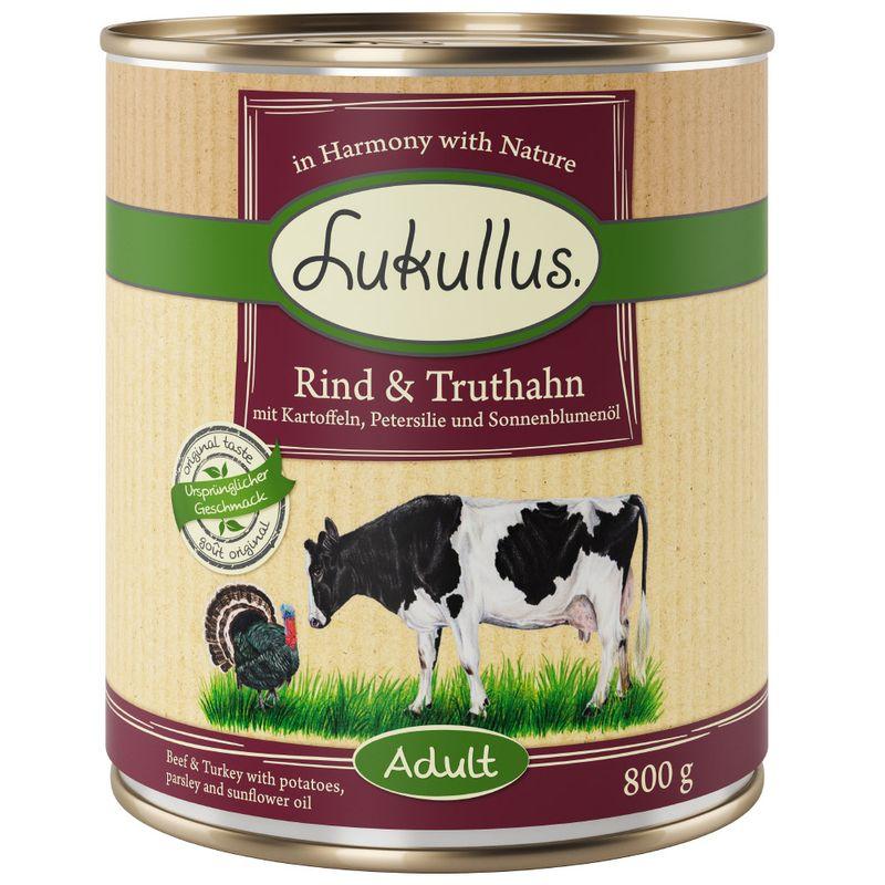 Bitiba Lukullus 24 x 800 g Alimento umido per cani Offerta