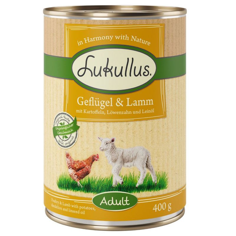 Bitiba Lukullus 24 x 400 g Alimento umido per cane Hotsell
