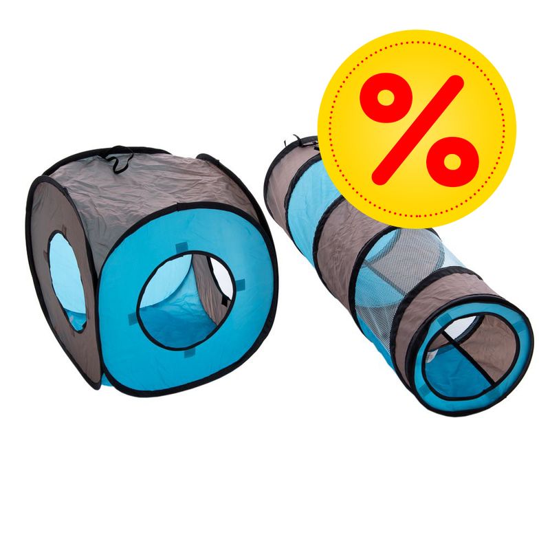 Bitiba Set tunnel e dado gioco per gatti Connect 2in1 2025