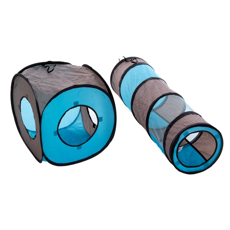 Bitiba Set tunnel e dado gioco per gatti Connect 2in1 2025