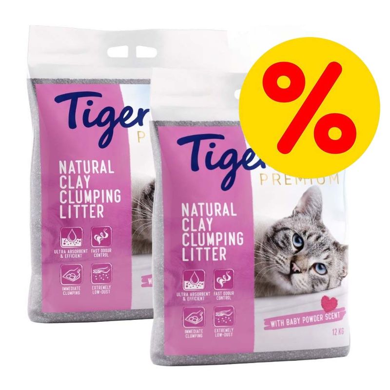 Bitiba Fai scorta 2 x 12 kg Lettiera Tigerino Canada Style Premium / Special Edition