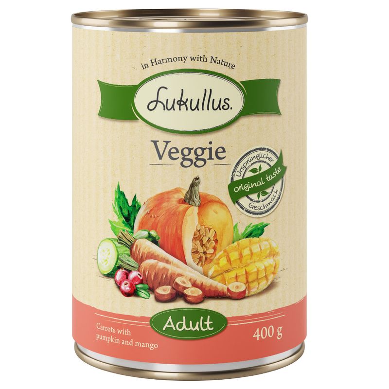 Bitiba Provalo 6 x 400 g Alimento umido + 1 5 kg Crocchette Lukullus Veggie Sconto