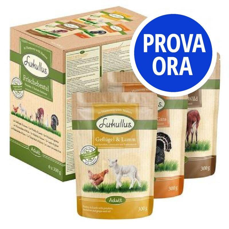 Bitiba Provalo Lukullus 6 x 300 g buste Alimento umido per cani