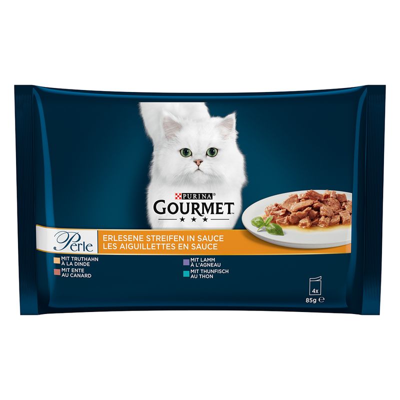 Bitiba Provalo Gourmet Perle 4 x 85 g Alimento umido per gatti Vendita Economica