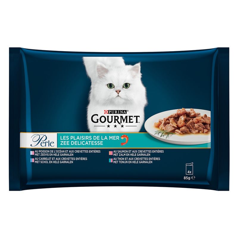 Bitiba Provalo Gourmet Perle 4 x 85 g Alimento umido per gatti Vendita Economica