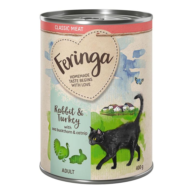Bitiba Feringa Classic Meat 6 x 400 g Pacco misto umido per gatti Negozio