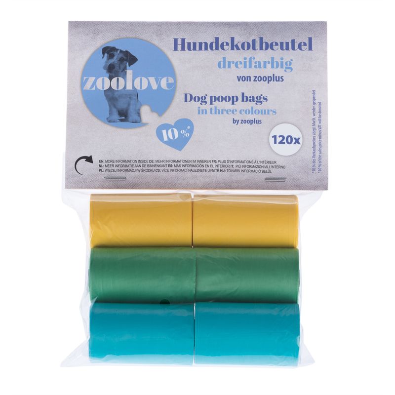 Bitiba zoolove sacchetto per escrementi di cane tricolore Saldi