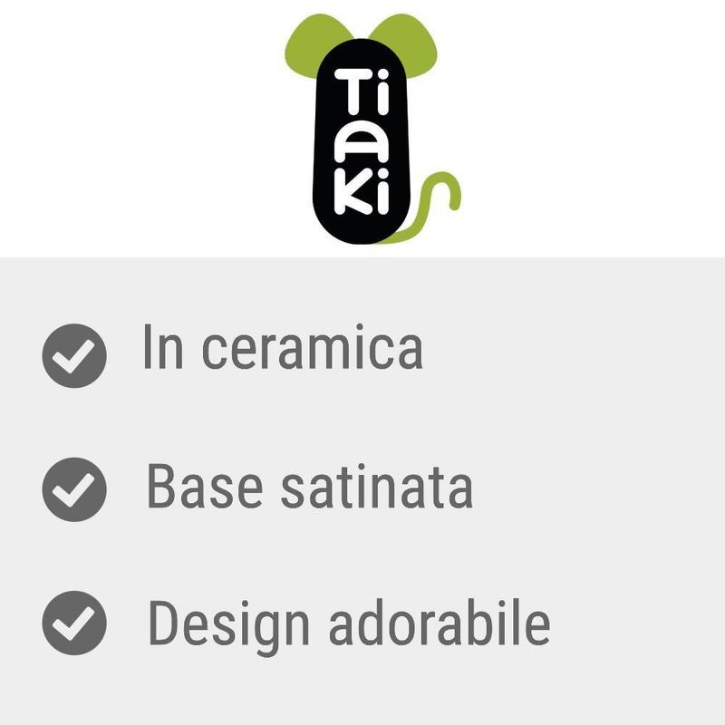Bitiba Ciotola in ceramica TIAKI per criceti e topi 2025