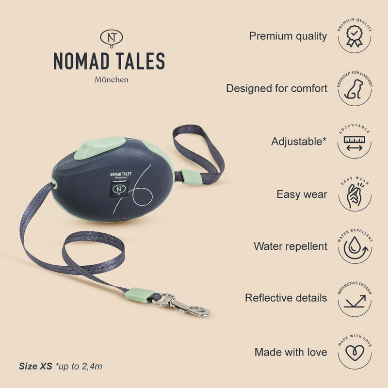 Bitiba Guinzaglio avvolgibile Nomad Tales Bloom Liberty Soddisfazione Garantita