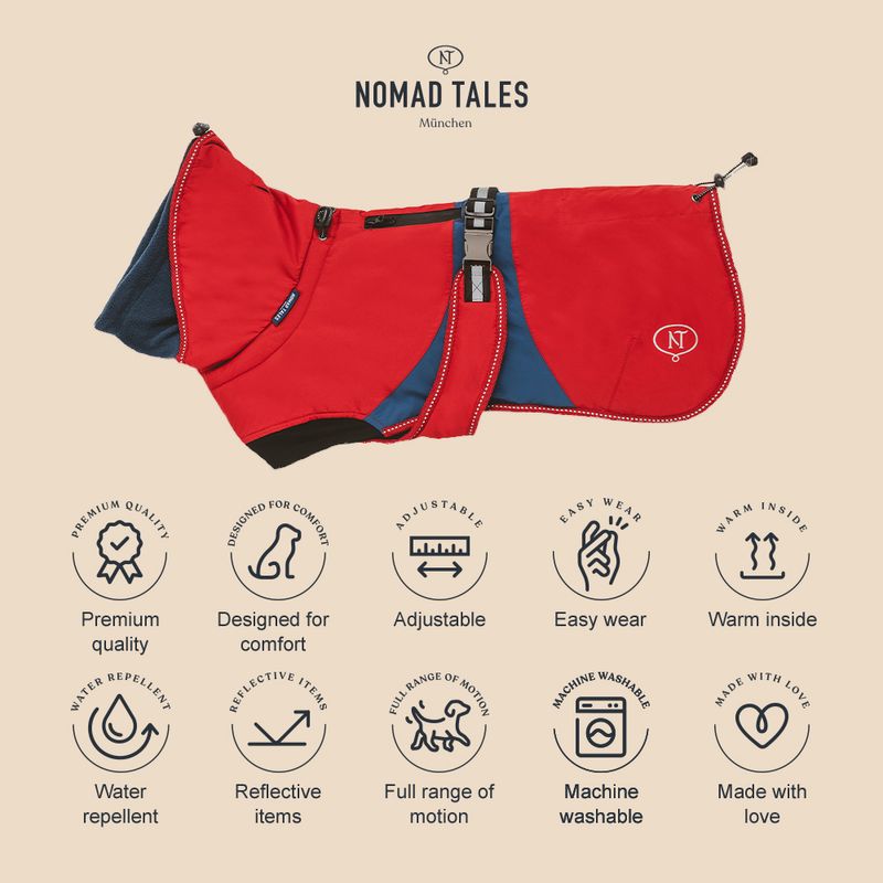 Bitiba Mantella per cane Nomad Tales Bloom Sunset Affare Del Giorno