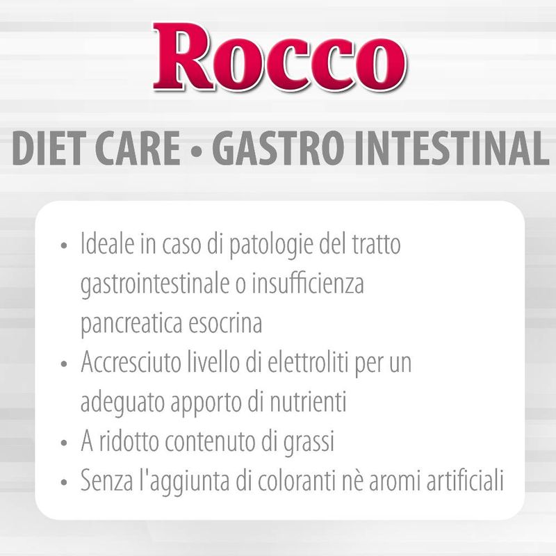 Bitiba Rocco Diet Care Gastrointestinal Tacchino con Zucca 800 g umido cane Nuova