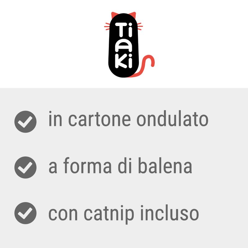 Bitiba Graffiatoio TIAKI Balena Promozione