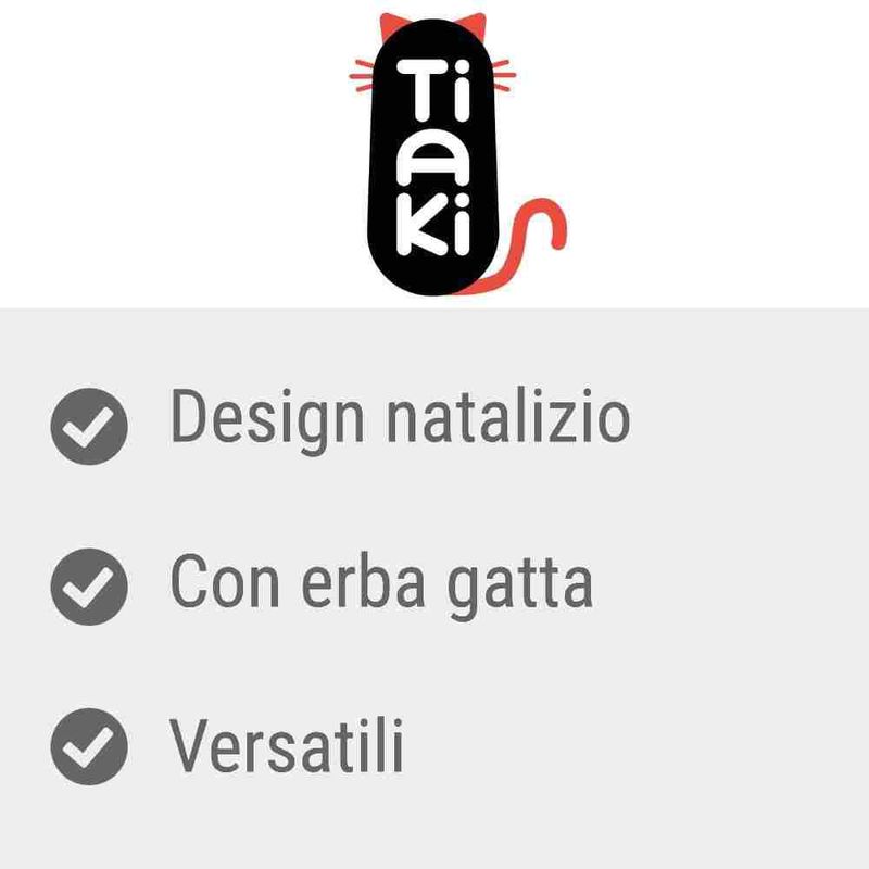 Bitiba Set di giocattoli per gatti TIAKI Xmas Spedizione Gratuita
