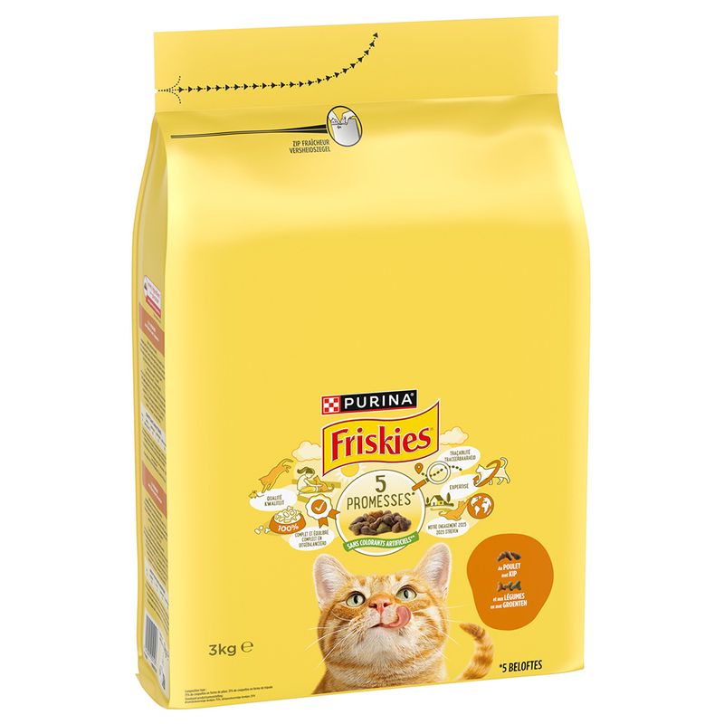 Bitiba PURINA Friskies Adult con Pollo e Verdure Crocchette per gatto Negozi Online