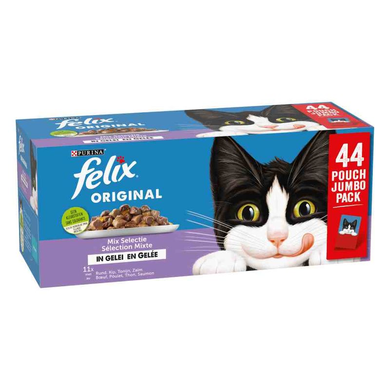 Bitiba Felix Original Selezione mista in gelatina 44 x 85 g Umido gatto Offerta Anniversario