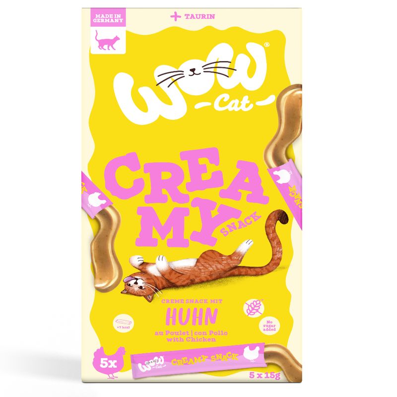Bitiba WOW Creamy Snack 5 x 15 g per gatto Shopping Online