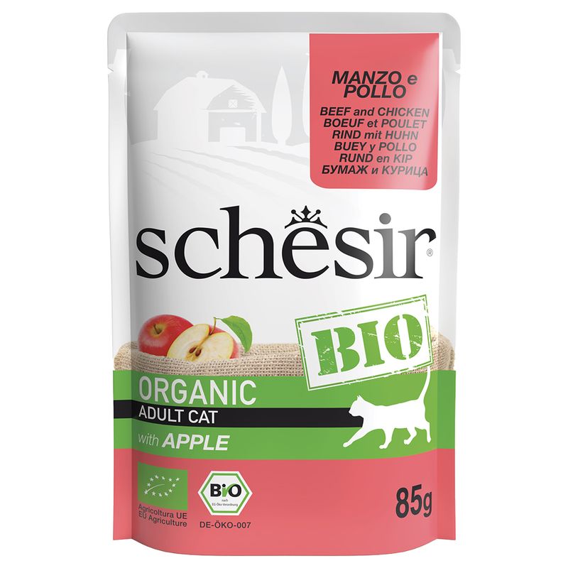 Bitiba Schesir Bio Buste 16 x 85 g Umido per gatto Affare Del Giorno