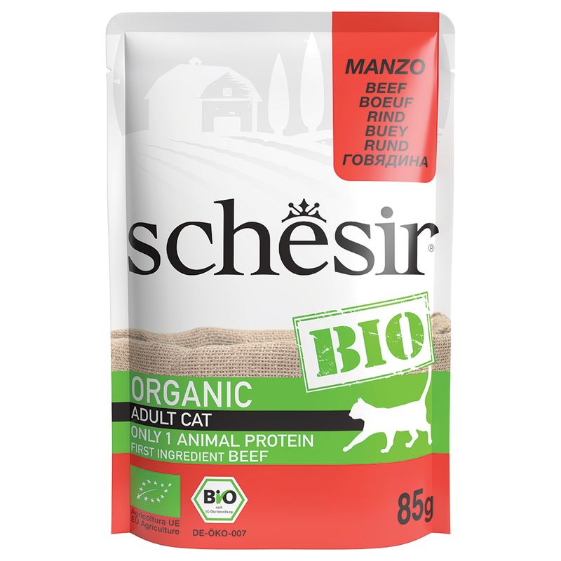 Bitiba Schesir Bio Buste 16 x 85 g Umido per gatto Affare Del Giorno