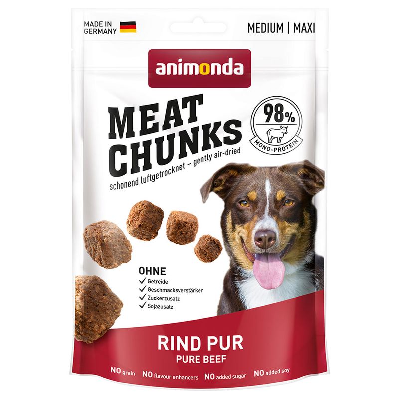 Bitiba animonda Meat Chunks Medium / Maxi Snack per cani Prezzo Ridotto