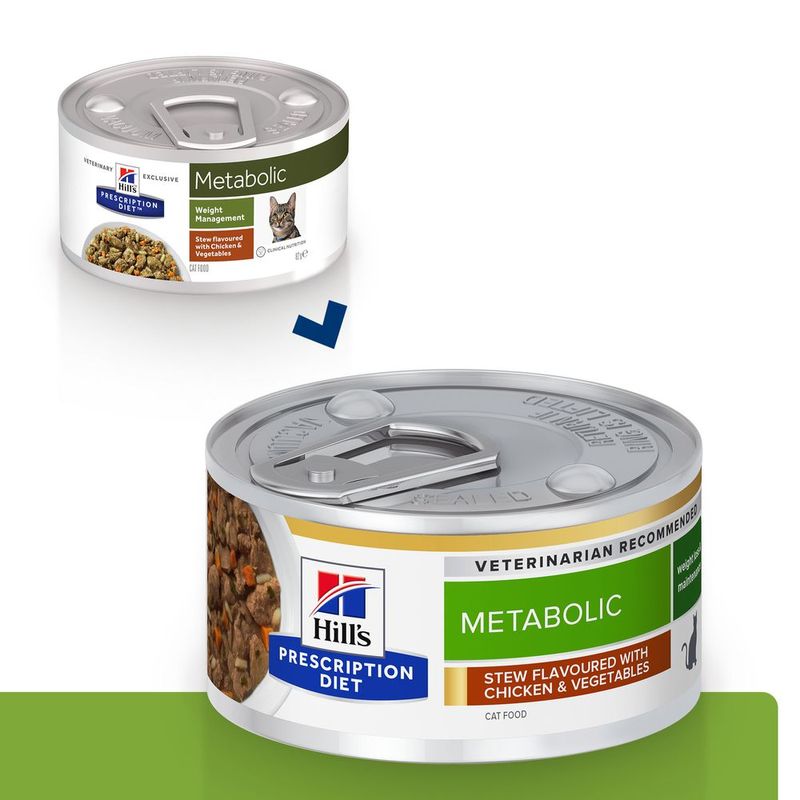 Bitiba Hill’s Prescription Diet Metabolic Spezzatino con Pollo umido per gatto Novità