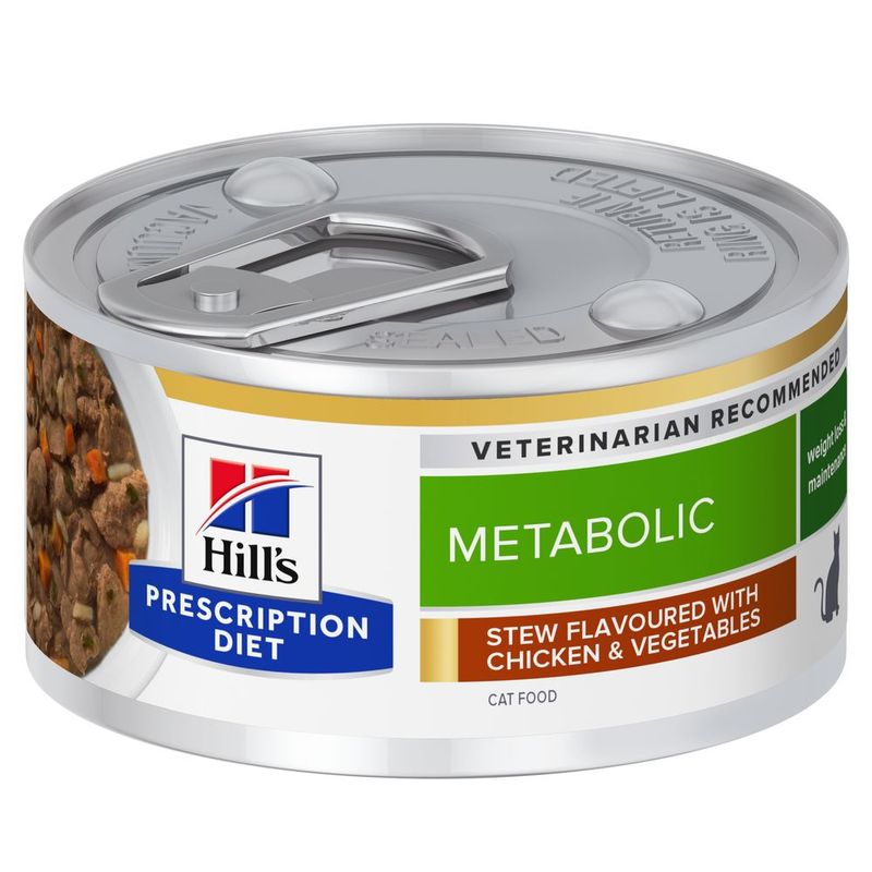 Bitiba Hill’s Prescription Diet Metabolic Spezzatino con Pollo umido per gatto Novità