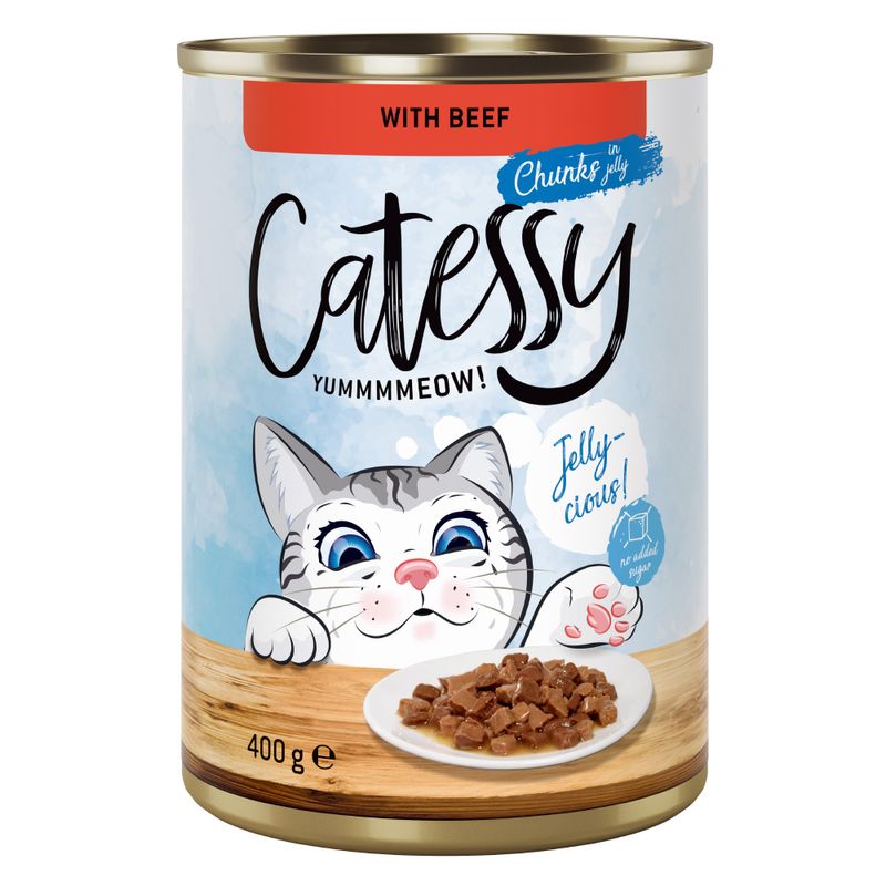 Bitiba Catessy Bocconcini in Salsa o Gelatina 48 x 400 g Umido per gatto I Più Venduti