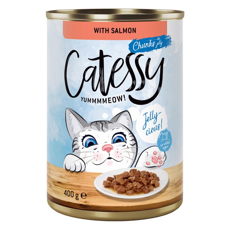 Bitiba Catessy Bocconcini in Salsa o Gelatina 48 x 400 g Umido per gatto I Più Venduti