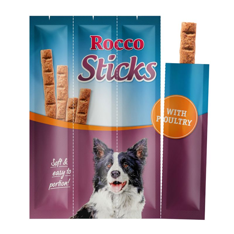Bitiba Fai scorta Rocco Sticks 3 x 12 pz Snack cane Pezzi Unici