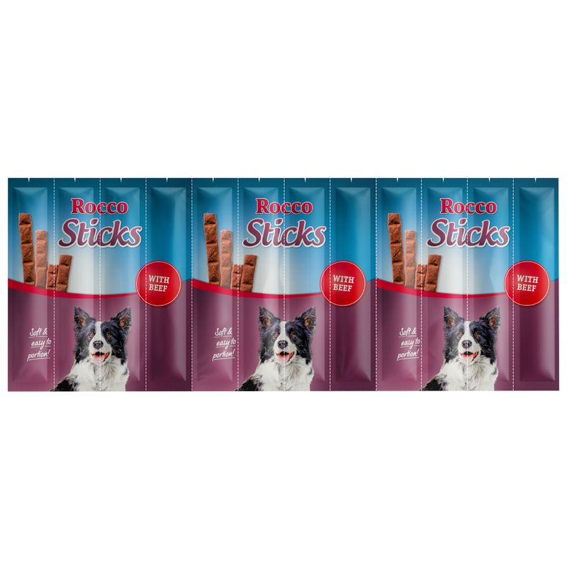 Bitiba Fai scorta Rocco Sticks 3 x 12 pz Snack cane Pezzi Unici