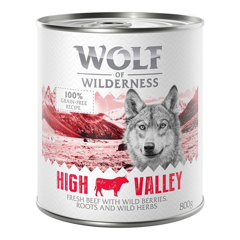Bitiba Fai scorta Wolf of Wilderness Adult 12 x 800 g umido per cane Presa