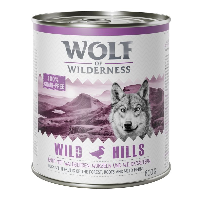Bitiba Fai scorta Wolf of Wilderness Adult 12 x 800 g umido per cane Presa