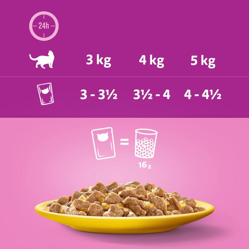 Bitiba Whiskas 1+ buste 48 x 85 g Alimento umido per gatti Qualità