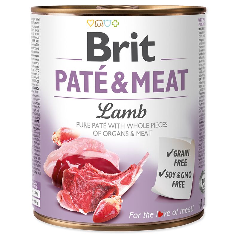 Bitiba Fai scorta Brit Paté & Meat Adult 12 x 800 g umido per cane In Vendita