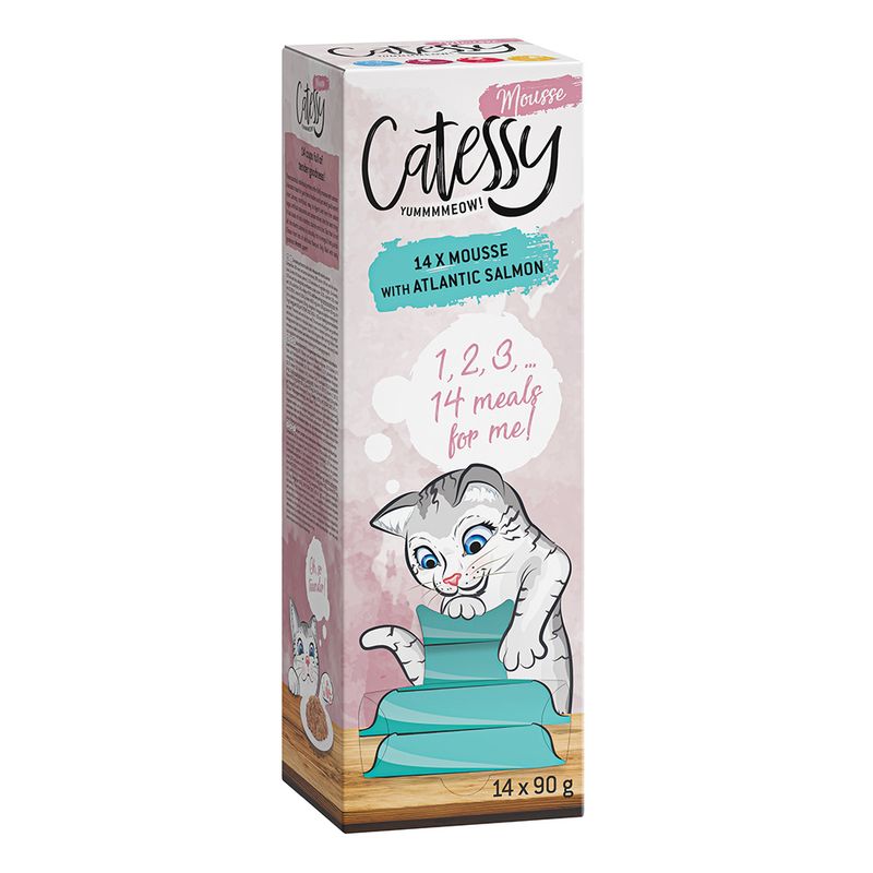 Bitiba Catessy Mousse Vaschette 56 x 90 g Umido per gatto Negozio