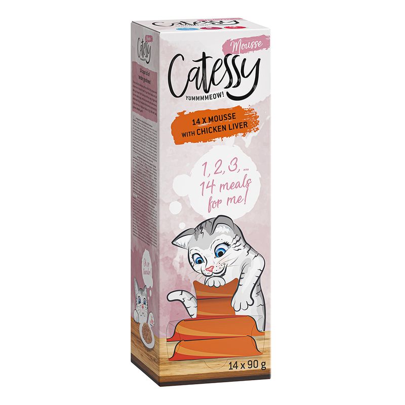 Bitiba Catessy Mousse Vaschette 56 x 90 g Umido per gatto Negozio