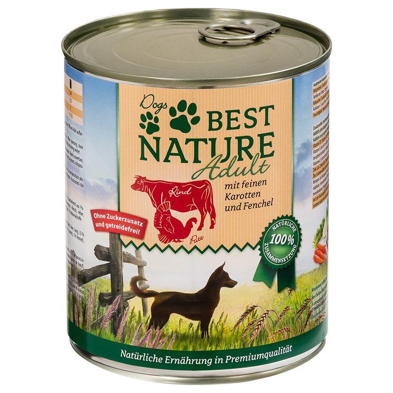 Bitiba Multipack risparmio Best Nature Dog Adult 12 x 800 g In Linea